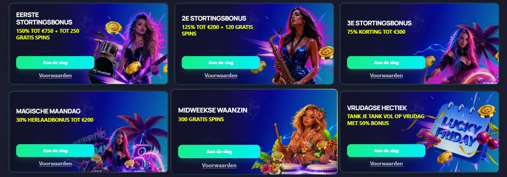 musbet casino promoties
